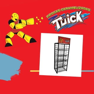 Vlamir Pipocas Tuick Expositores de Balcão Expositor para Encartelados Sorocaba Expositor para Comercio Display em Acrílicos