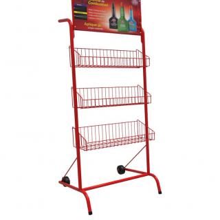  Cesto Expositor Expositor de Chão Expositores para Loja Sorocaba Display para Encartelados