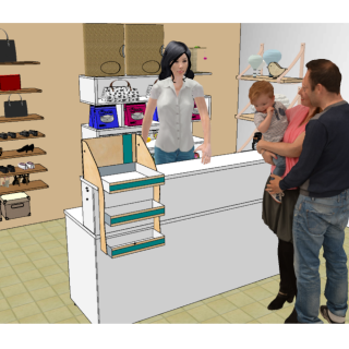  Expositores de Balcão Expositor para Encartelados Sorocaba Expositor para Comercio Display em Acrílicos