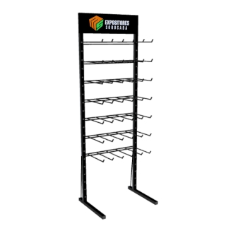 Display de Encartelados - 42 Ganchos Expositores de Balcão Expositor para Encartelados Sorocaba Expositor para Comercio Display em Acrílicos Display de Encartelados - 42 Ganchos Cesto Expositor Expositor de Chão Expositores para Loja Sorocaba Display para Encartelados