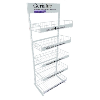 Expositor Personalizado 5 Cestos Expositores de Balcão Expositor para Encartelados Sorocaba Expositor para Comercio Display em Acrílicos