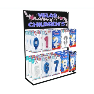 Display Expositor de Velas Aniversário Cesto Expositor Expositor de Chão Expositores para Loja Sorocaba Display para Encartelados